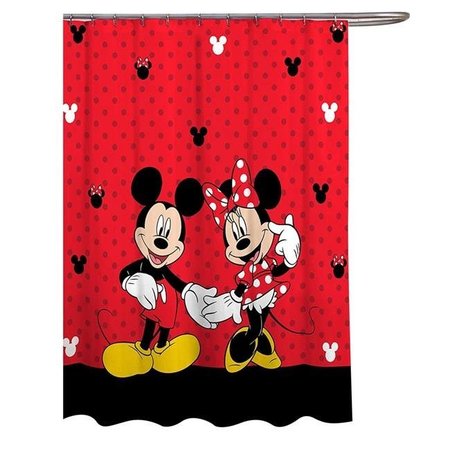 MICKEY MOUSE Mickey Mouse 808098 Disney Mickey & Minnie Mouse Classic Shower Curtain 808098